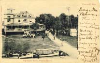 Algonquin Hotel, Stanley Isle, Ont. postcard