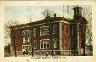 Collegiate Institute, Cornwall postcard