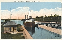 Going through the canal, Cornwall, Ontario