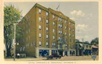 Hotel Cornwallis, Cornwall, Ontario postcard