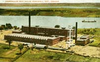 Courtaulds Silk Mills, Cornwall, Ont postcard