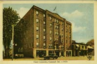 Hotel Cornwallis, Cornwall, Ontario postcard