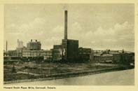 Howard Smith Paper Mills, Cornwall, Ontario postcard