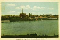 Howard Smith Paper Mills, Cornwall, Ontario postcard