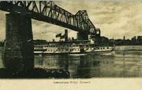 International Bridge, Cornwall postcard