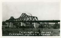 International Bridge, Cornwall postcard