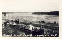 Longue Sault Rapids, Cornwall, Ont. postcard