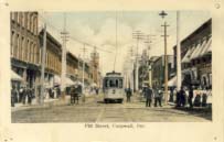 Pitt St., Cornwall, Ont. postcard