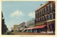 Pitt Street, Cornwall, Ontario postcard