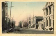 Second Street looking West, Cornwall, Ont. postcard