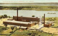 Courtaulds Silk Mills, Cornwall, Ont postcard