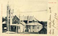 St. Johns Church, Cornwall, Ont. postcard