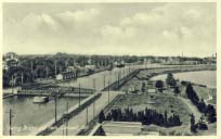 Swing bridge and park, Cornwall, Ont. postcard