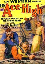 Ace-High magazine cover, 1938.