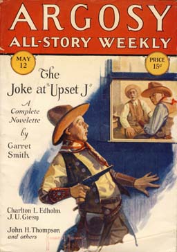 Argosy All-Story Weekly magazine cover, 1928.