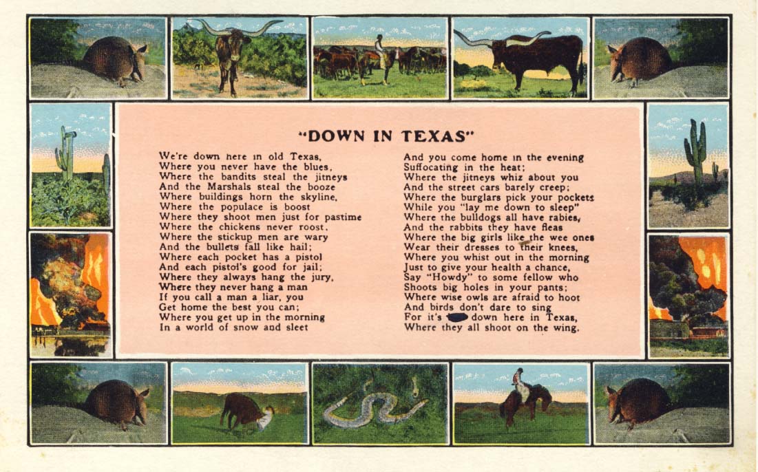Down in Texas.