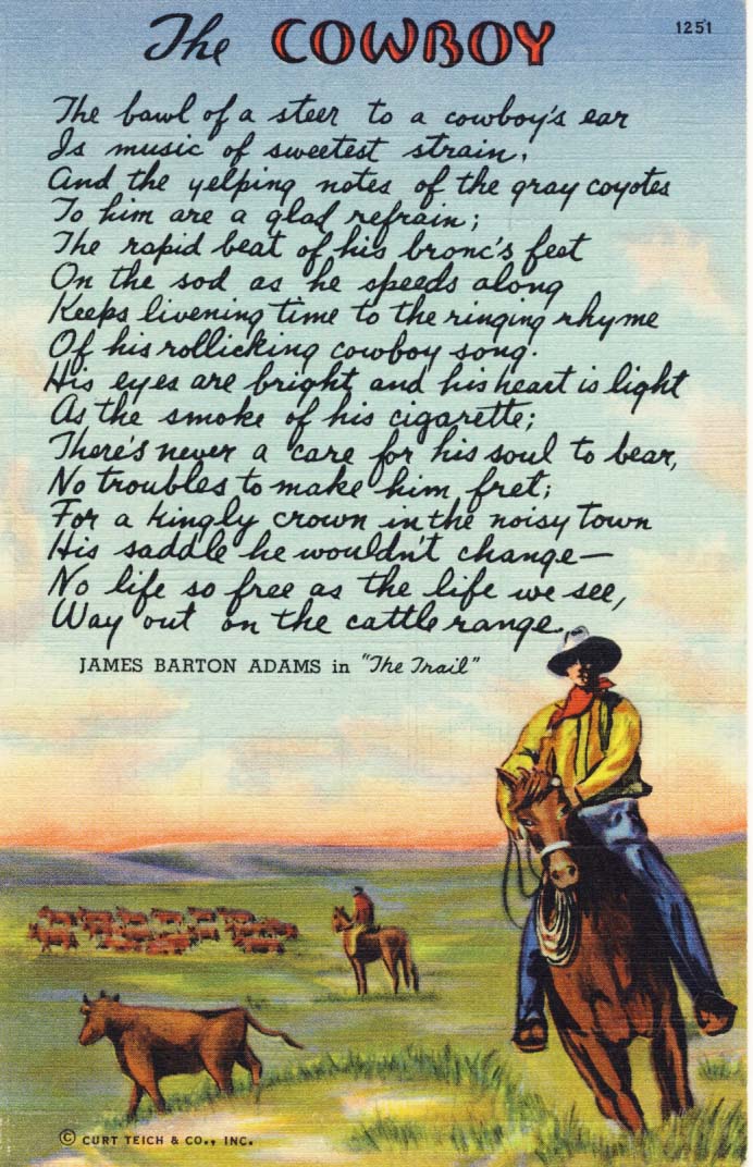 The Cowboy Postcard