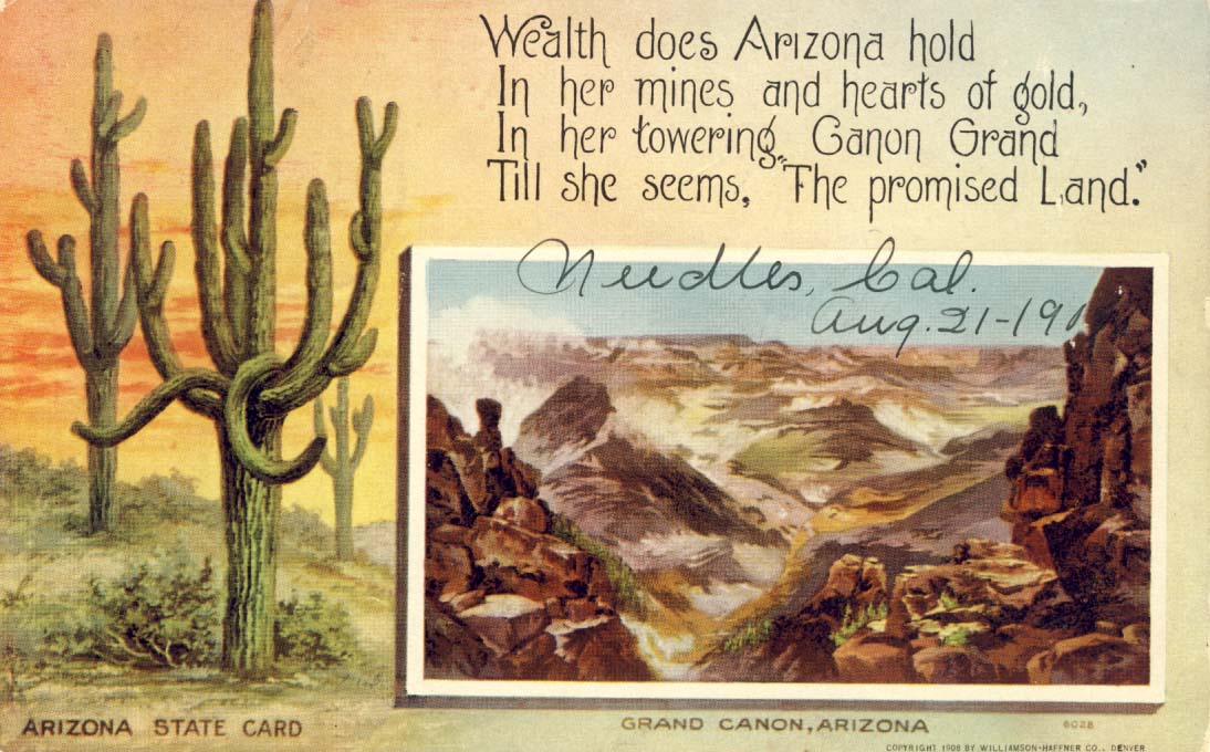 Arizona state card.