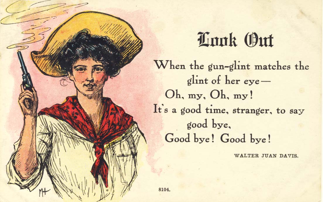 Look out, postcard 1909
