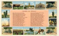 Down in Texas, postcard 1935.