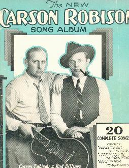 New Carson Robison song album,
1932