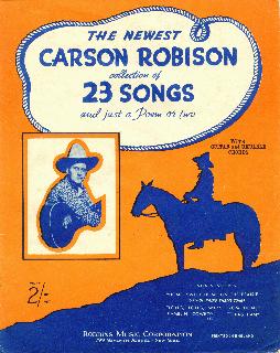 Newest Carson Robison collection,
1932