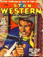 Star Western magazine cover, 1947.